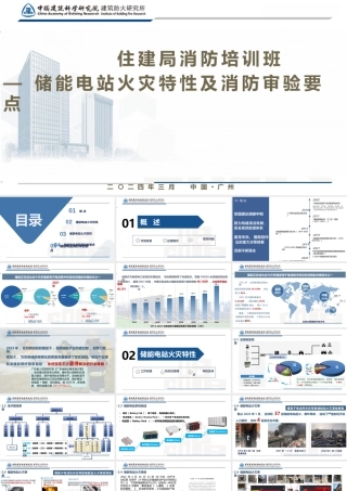 储能电站火灾特性及消防审验要点PPT