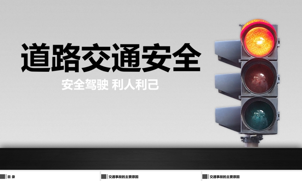 道路交通安全培训课件