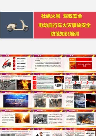 电动自行车火灾事故安全