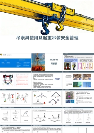 吊索具使用及起重吊装安全管理