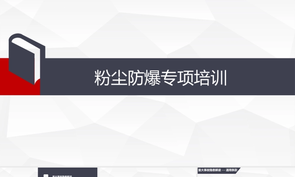 粉尘防爆专项培训-56页