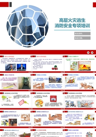 高层火灾逃生消防安全专项培训