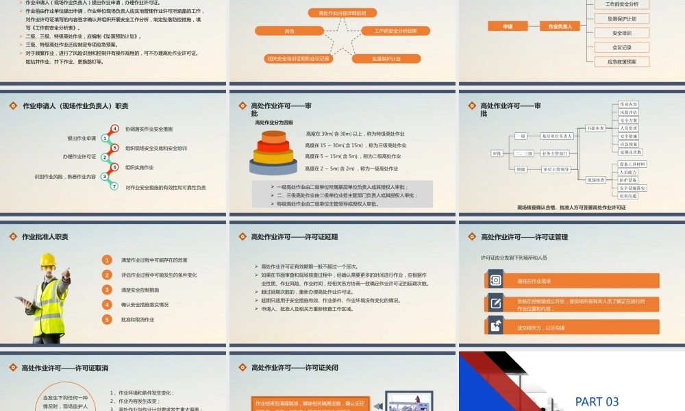 高处作业许可管理实施细则