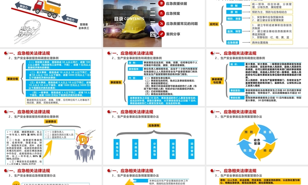 公司应急预案培训