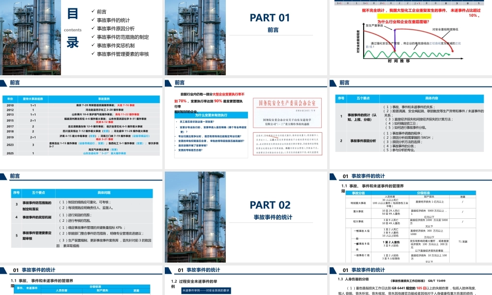 化工企业事故事件管理的五个要点分析