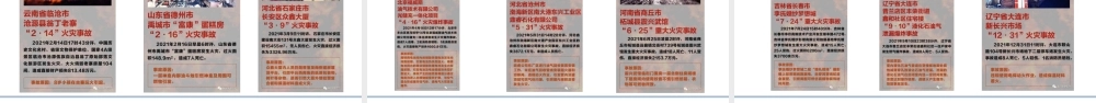 火灾发生特点及预防-节后复工安全培训