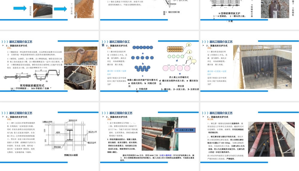 基坑工程技术标准及监管要点培训