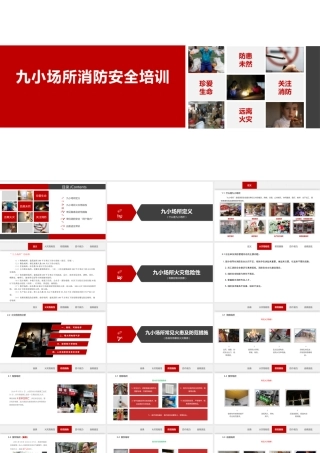 九小场所消防安全培训课件