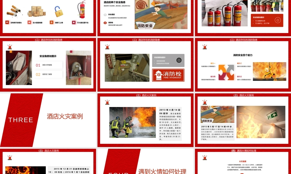 酒店消防安全专题培训