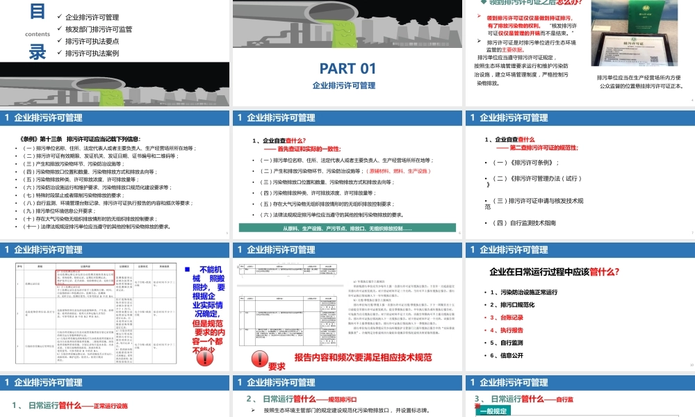 企业排污许可证证后管理与执法要点及案例解析