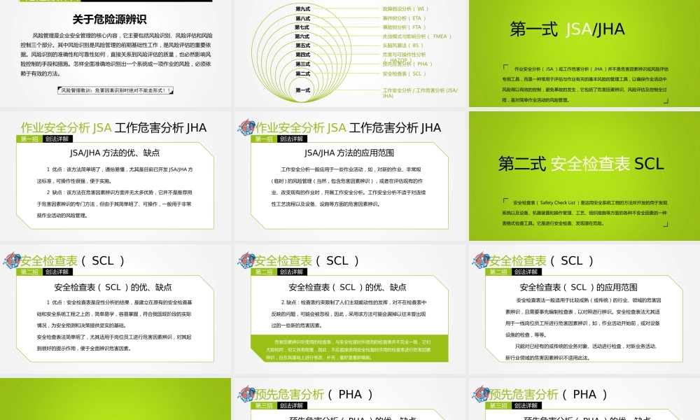 危险源辨识“独孤九剑”（危险源辩识方法工具）