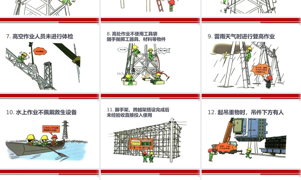 违章行为漫画100例,看完还敢违章吗？