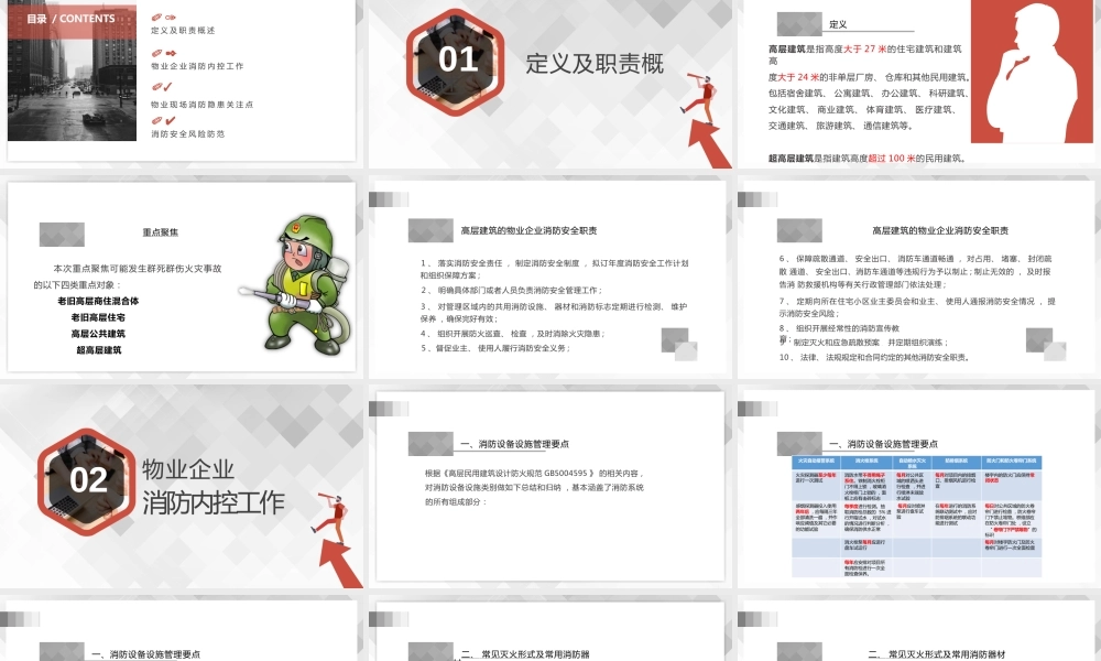 物业管理之高层建筑消防管理重点