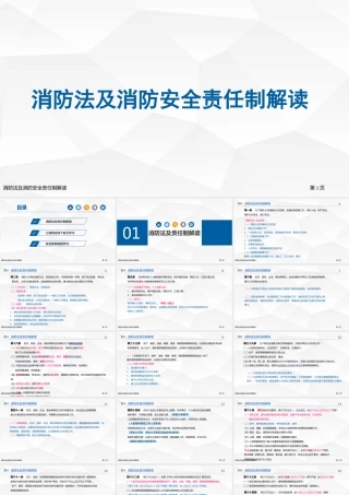 消防法及消防安全责任制解读