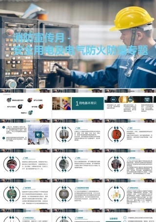消防宣传月安全用电专题（3）-安全用电及电气防火防爆