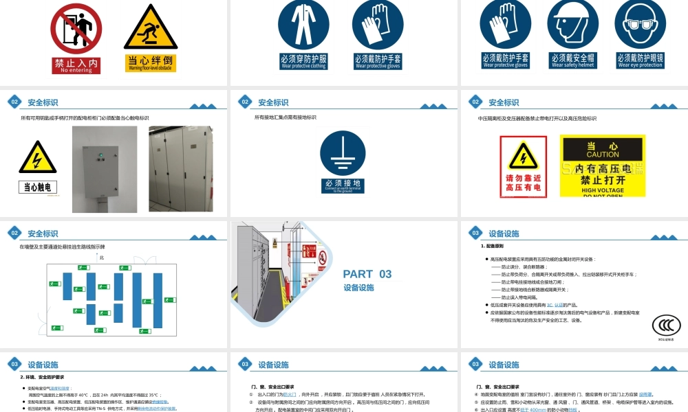 -消防宣传月安全用电专题培训-变配电室安全管理