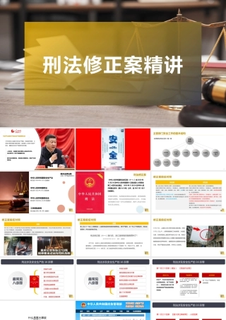 刑法修正案(十一)安全人16宗罪精讲