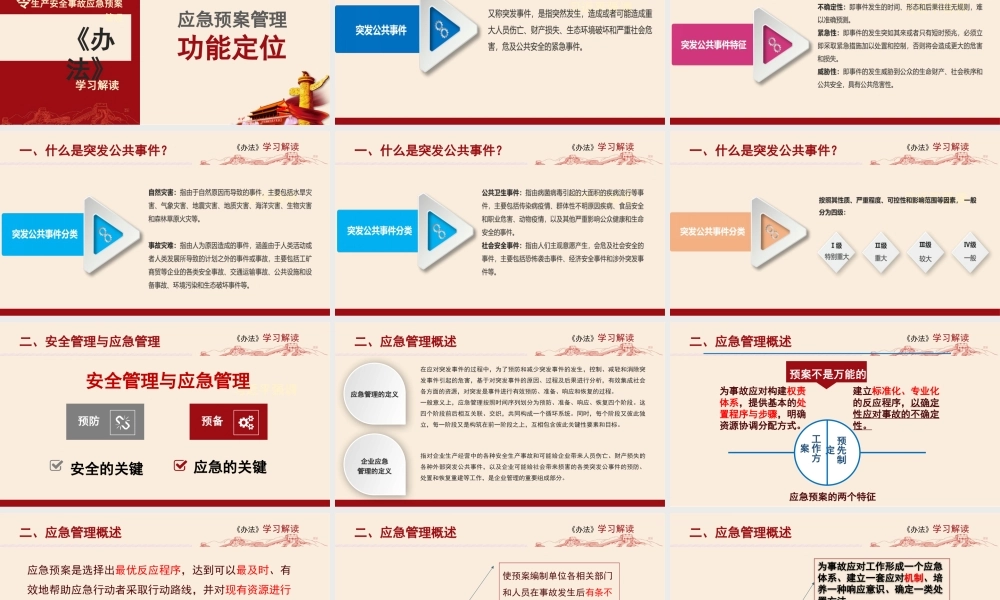 应急管理部2号令《生产安全事故应急预案管理办法》解读 (1)