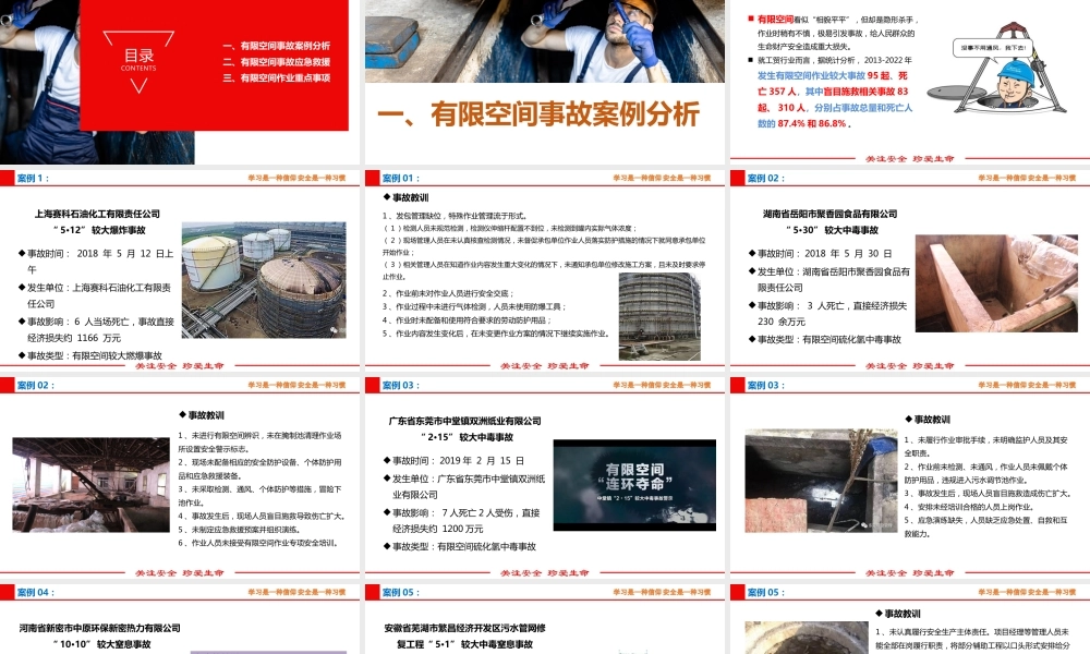 有限空间作业案例分析及应急救援