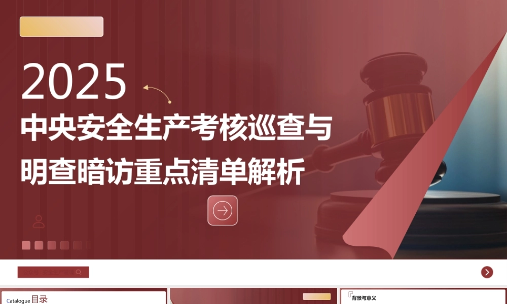中央安全生产考核巡查与明查暗访重点清单及案例解析