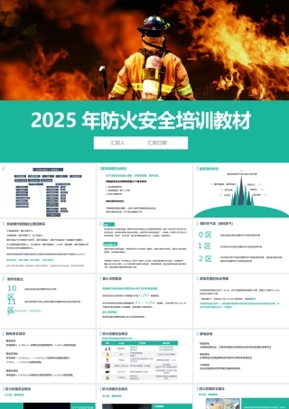 -2025年防火安全培训教材