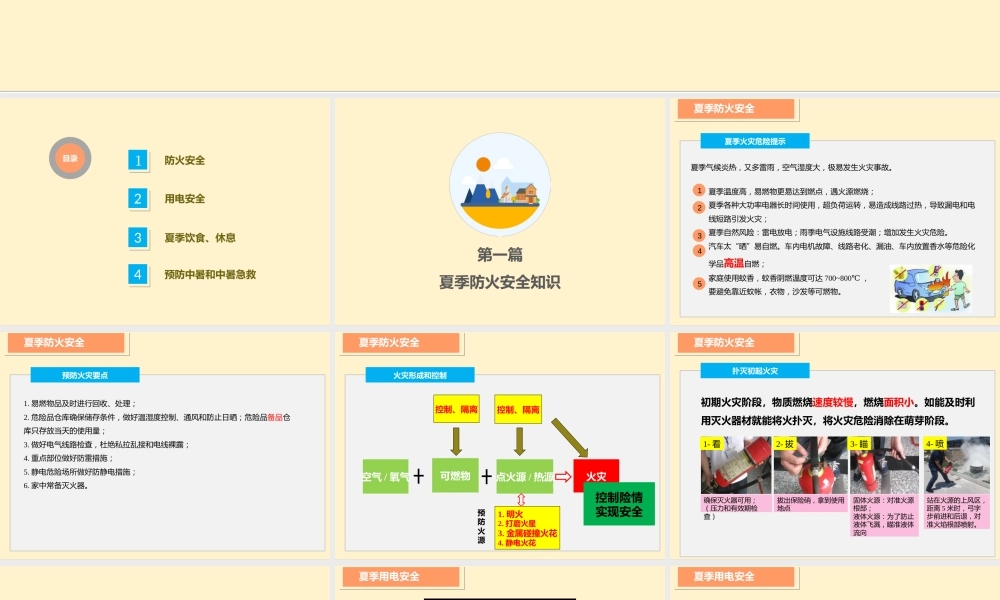 -2025夏季安全知识培训