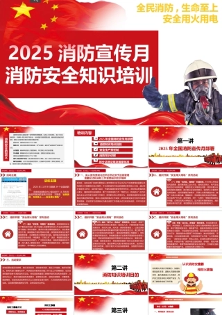 -2025消防宣传月安全培训课件（2）-全民消防，生命至上-安全用火用电
