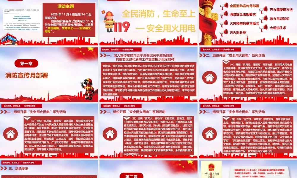 -2025消防宣传月安全培训课件(3)-全民消防,生命至上-安全用火用电