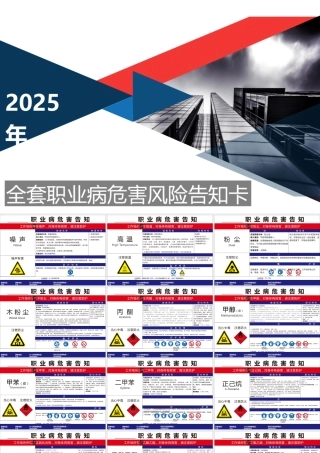 -2025职业病危害风险告知卡