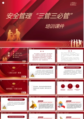 安全管理“三管三必须”培训