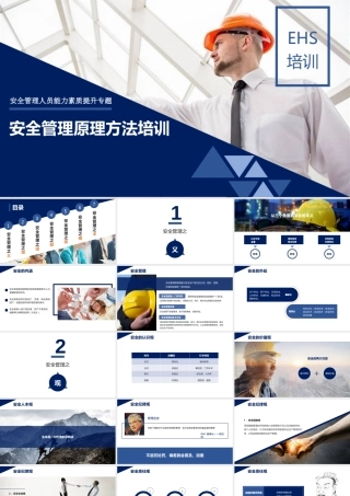 安全管理原理方法培训
