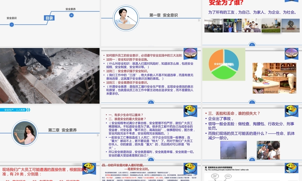 安全意识和素养专题培训