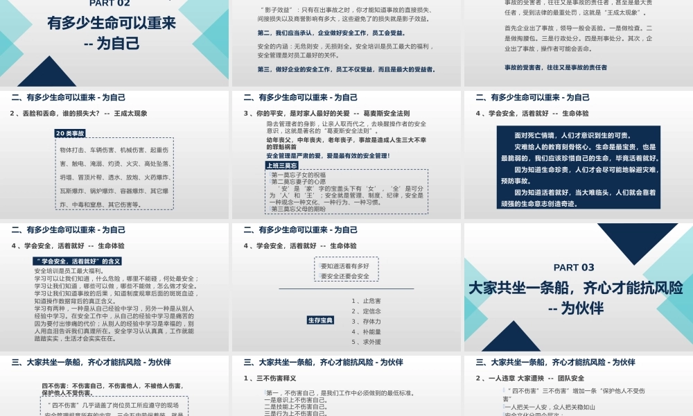 安全意识提升培训-为什么人人都要讲安全?安全为了谁?