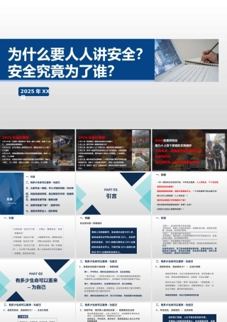 安全意识提升培训-为什么人人都要讲安全？安全为了谁？
