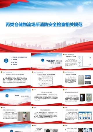丙类仓储物流场所消防安全检查相关规范