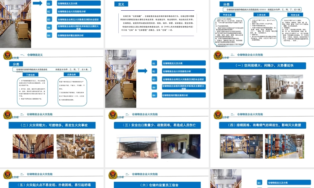 仓储场所消防安全培训