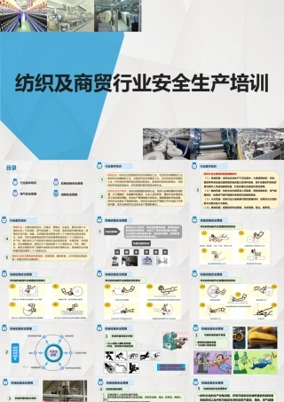 纺织及商贸行业安全生产知识培训 (1)