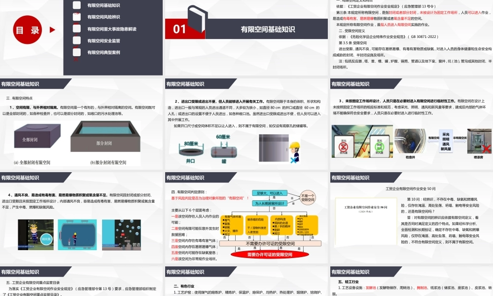 工贸企业有限空间专项培训丨63页