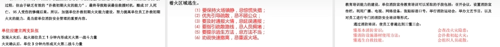 化工企业消防安全培训