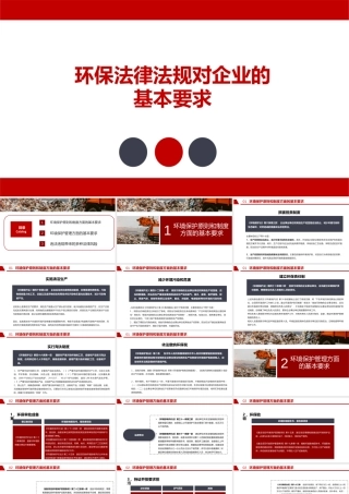 环保法律法规对企业的基本要求丨75页
