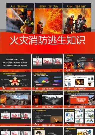 火灾消防逃生知识