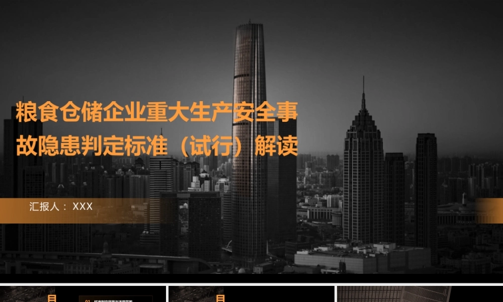 粮食仓储事故隐患判定标准解读