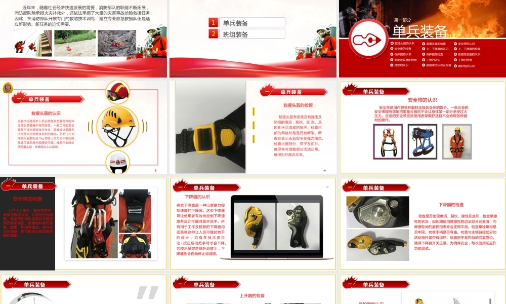 抢险救援常用装备
