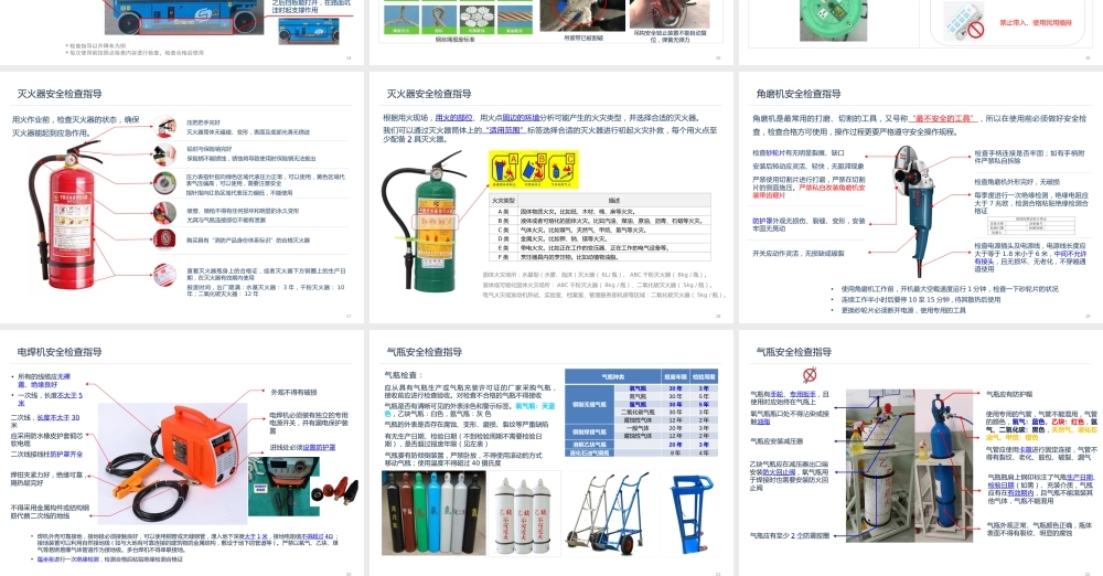 施工机具、劳保用品安全检查指导