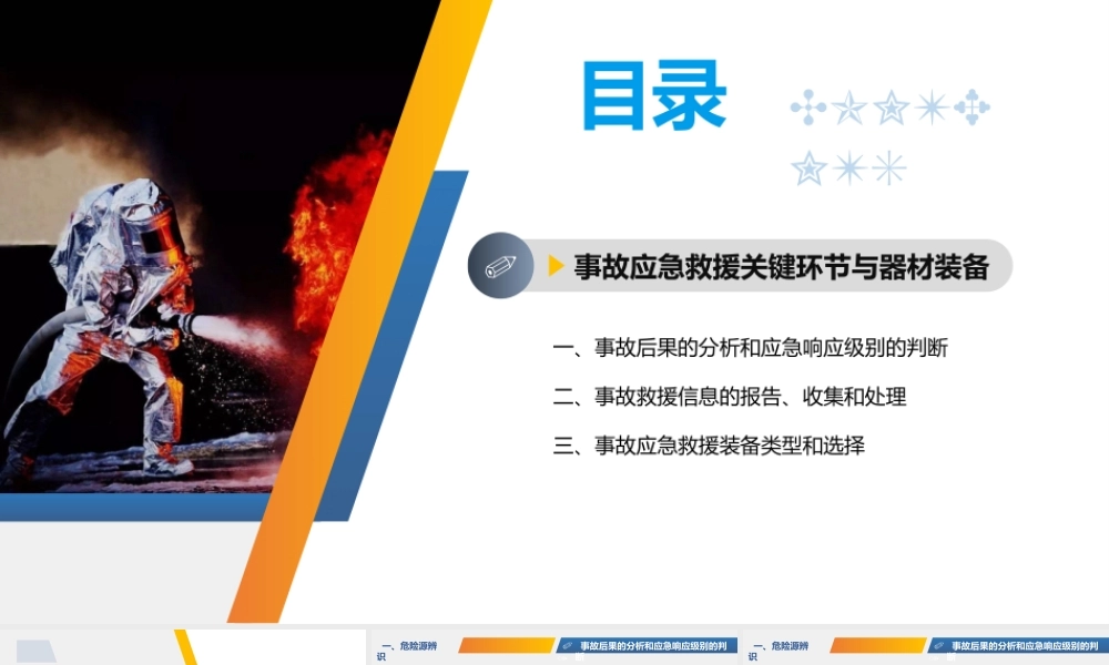 事故应急救援与处置培训精品课件