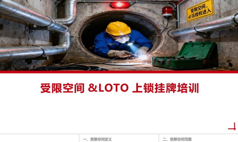 受限空间&LOTO上锁挂牌培训