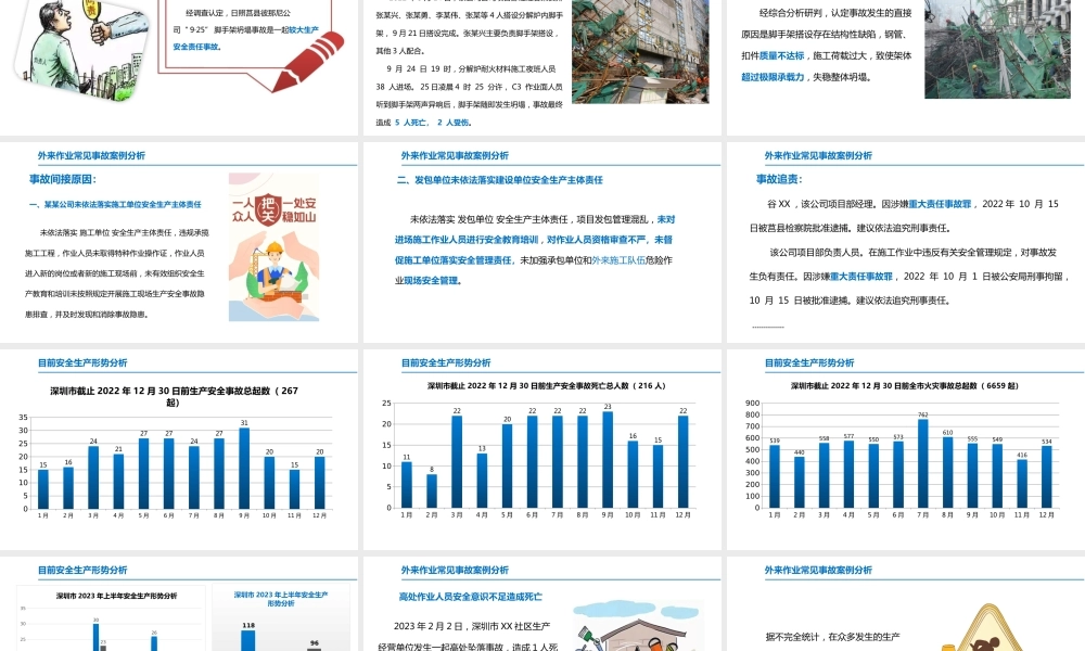 外来施工单位作业安全管理专题培训