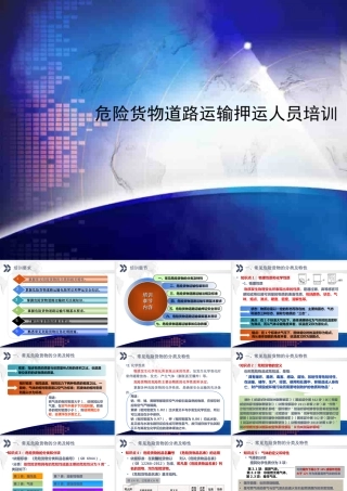危险货物道路运输押运人员培训