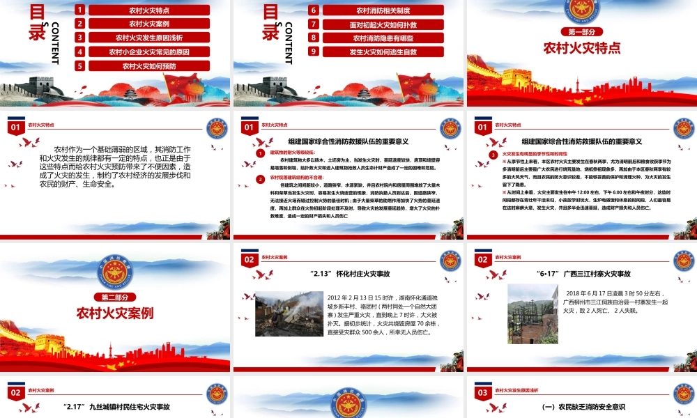 消防安全知识进农村