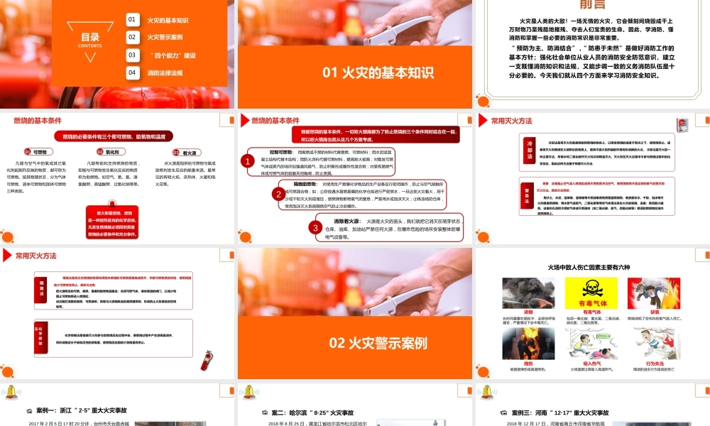 消防基础知识普及培训